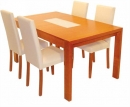 Stůl Katka malé sklo a židle 001 - 